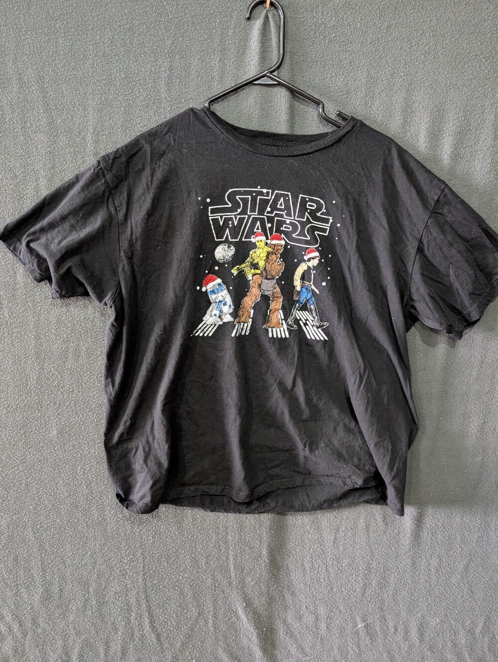 Star Wars Christmas Abbey Road T-shirt - Men's Size XL